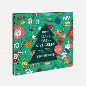 omy Poster en stickers - kerstboom