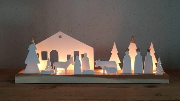 Räder Light object nativity set