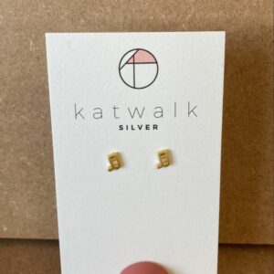 Katwalk Silver Steker goud muzieknoot