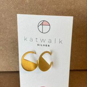 Katwalk Silver Steker goud half rondje