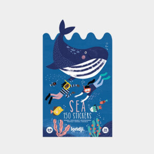 Londji Set 150 herkleefbare stickers - Sea