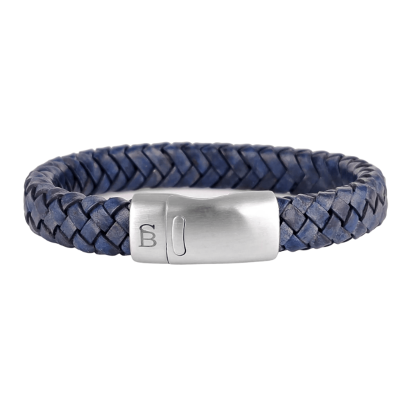 steel & barnett Leather Bracelet Cornall - Marine