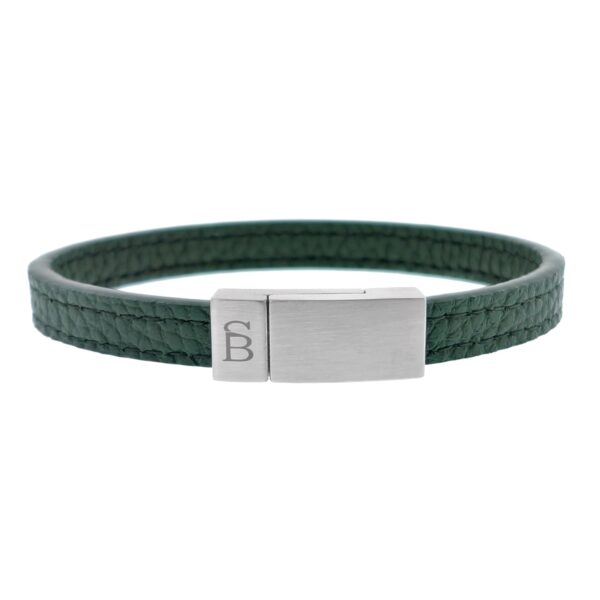 steel & barnett Leather Bracelet Grady - Military