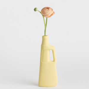 foekje fleur porseleinen flesvaas #9 frisgeel
