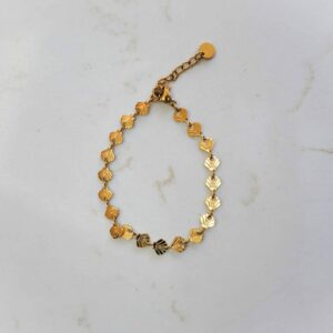 Shell bracelet gold